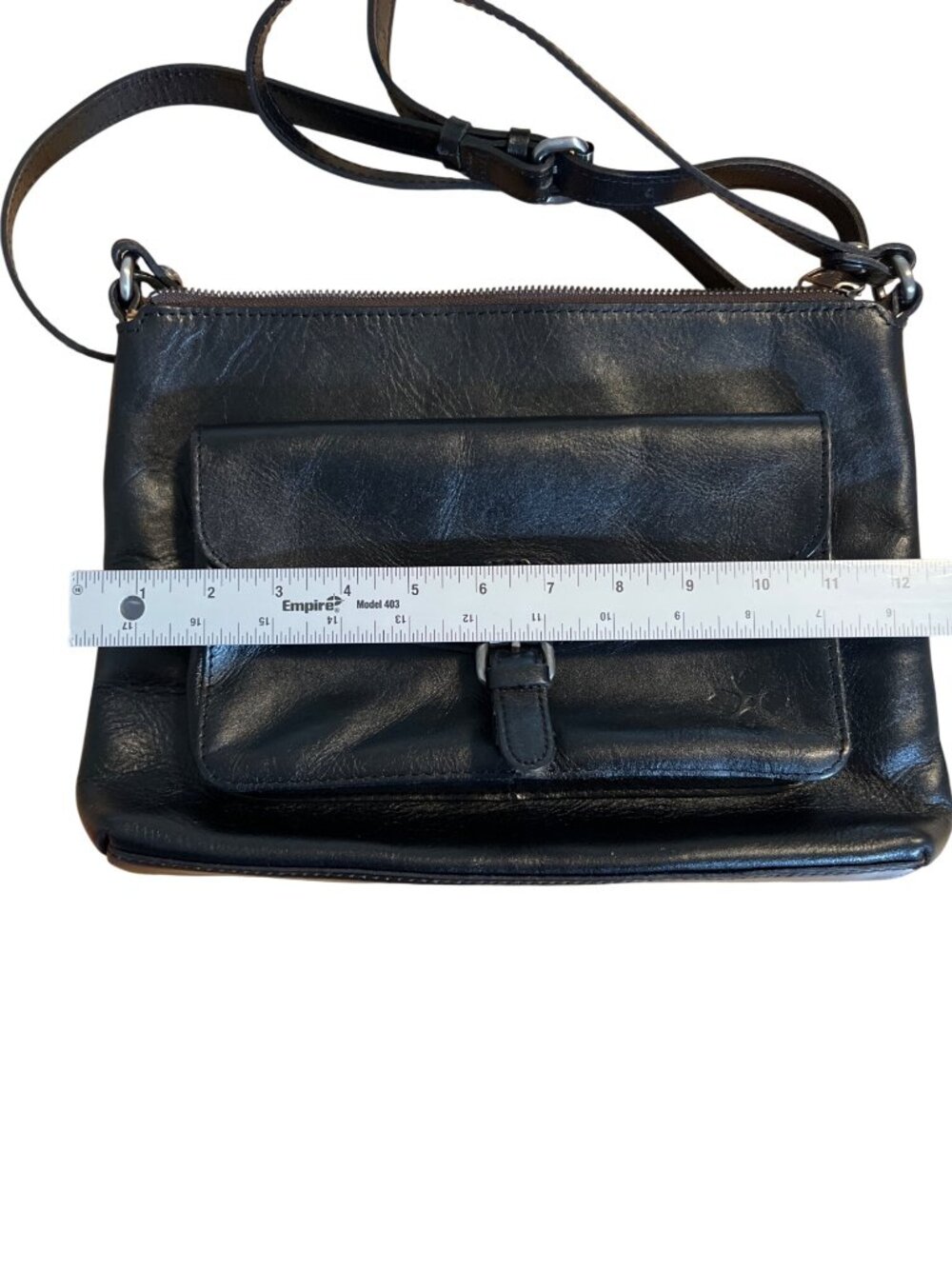Patricia Nash Kirby crossbody black leather purse - Picture 4 of 11
